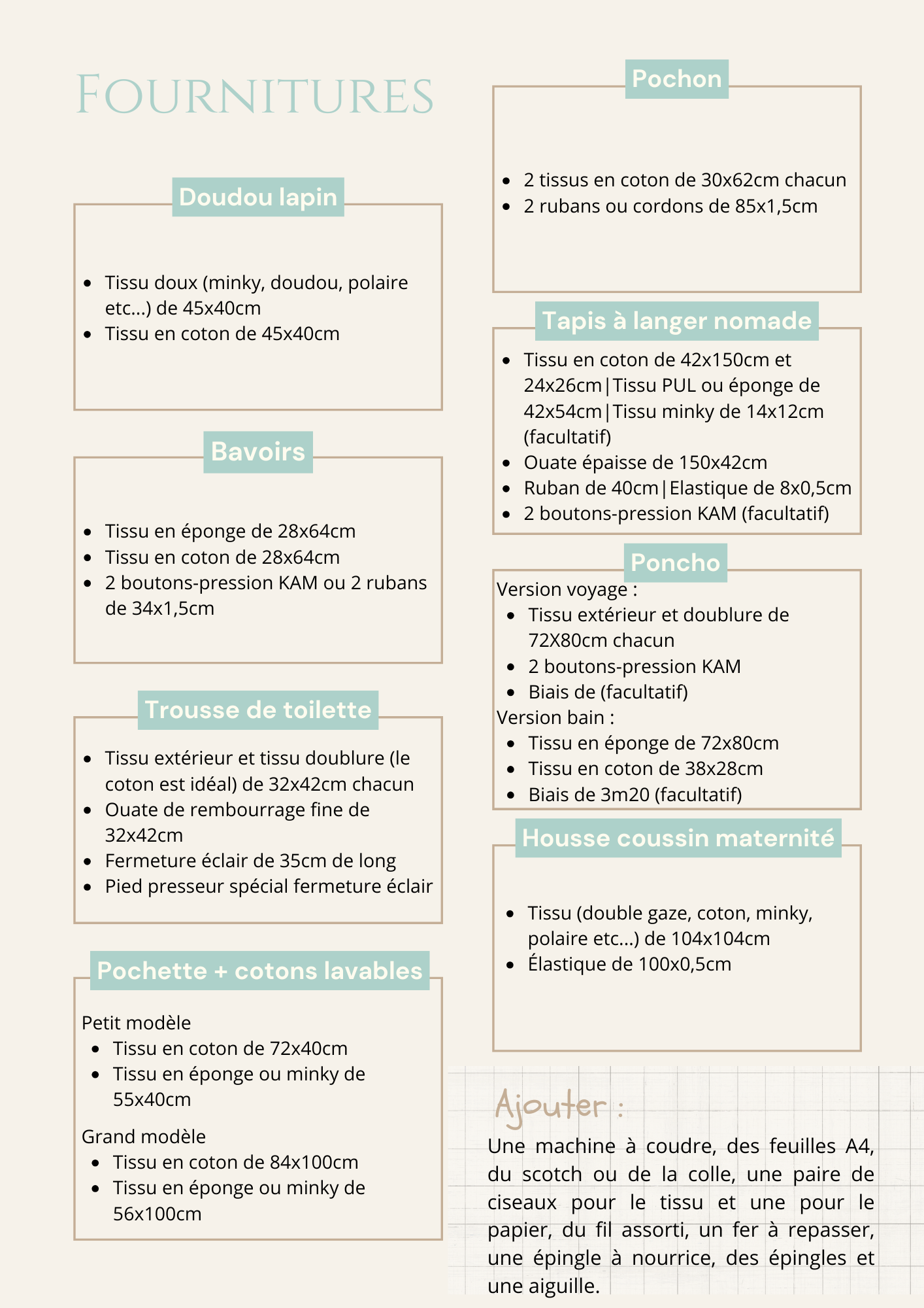 Livret : Je couds pour mon bébé – Image 3