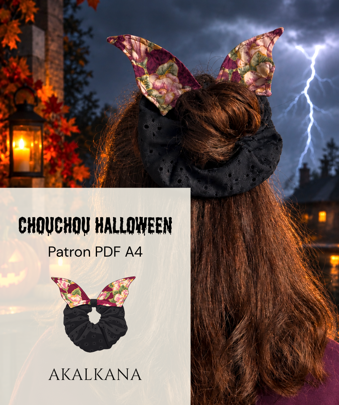 Patron gratuit Chouchou Halloween
